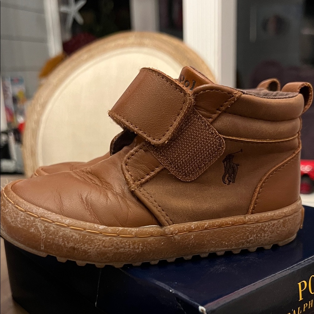 Polo Ralph Lauren Toddler Boy Boots - Camdyn EZ - size 8 - Picture 5 of 7
